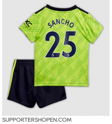 Manchester United Jadon Sancho #25 Tredje tröja Barn 2022-23 Kortärmad (+ korta byxor)